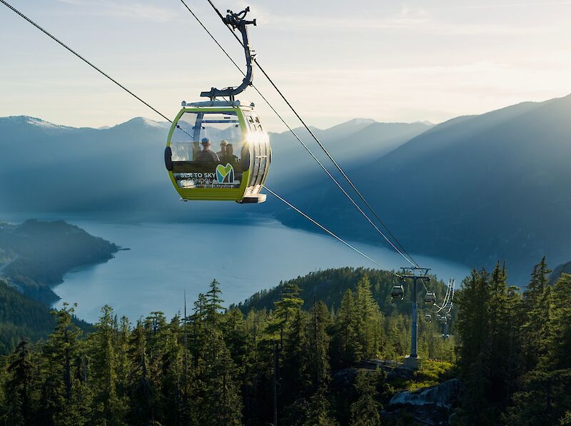 Sea to Sky Gondola, Gondola, Winter, Squamish