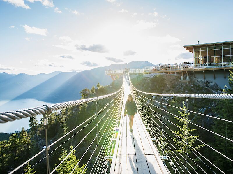 Sea to Sky Gondola, Suspension Bridge, Squamish, View, Attraction