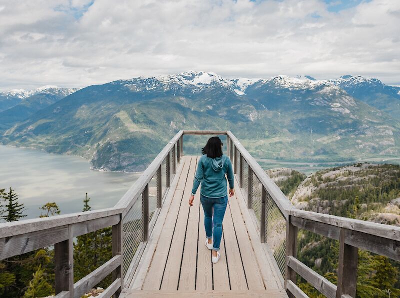 Sea to Sky Gondola, Chief Overlook, Views, Howe Sound, Squamish