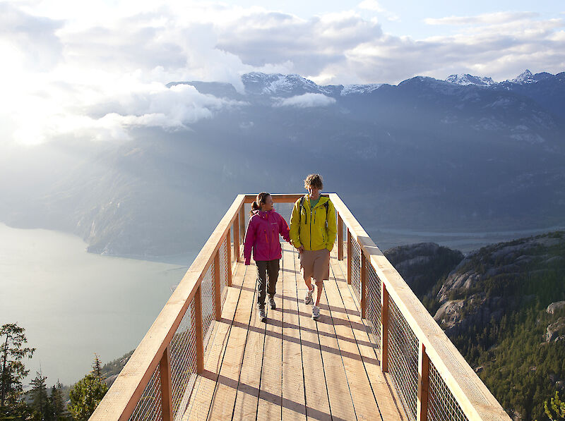 Sea to Sky Gondola, Chief Overlook, Views, Howe Sound, Squamish
