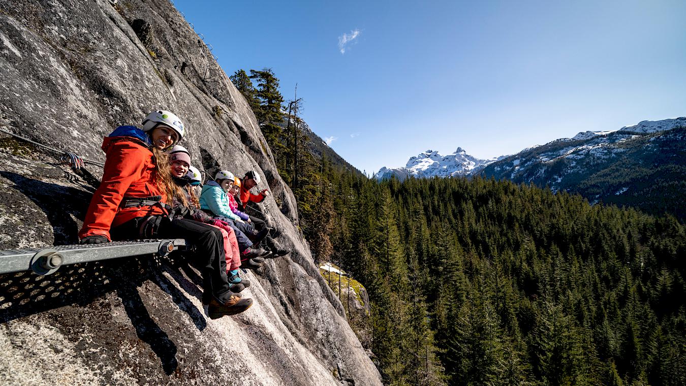 Winter Squamish Via Ferrata