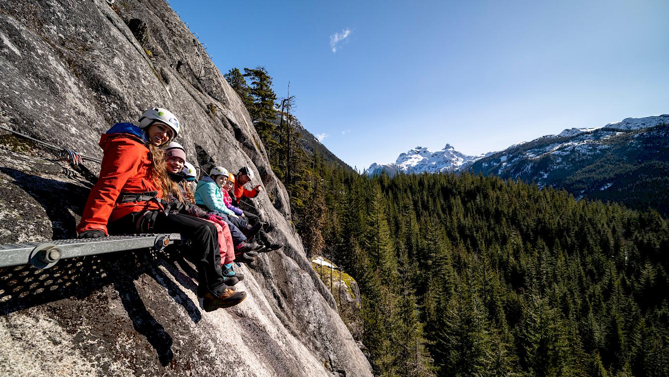 Winter Squamish Via Ferrata