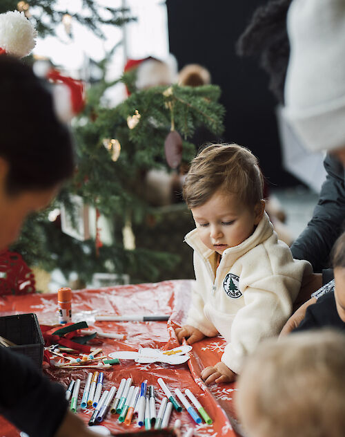 Santa’s Workshop at the Summit Lodge with crafts
