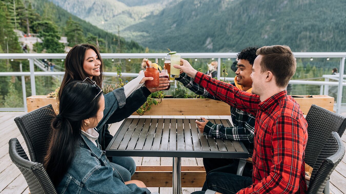 Fall is the best season to enjoy drinks from the Edge Bar at the Summit