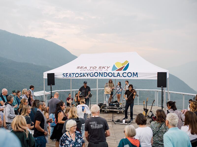 Mountain Music Series July 17th at the Sea to Sky Gondola Summit