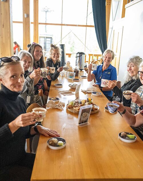 Tea with your friends after a hike