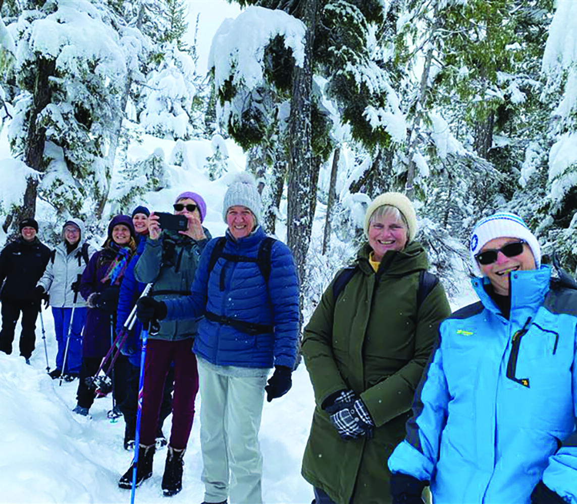 Snowy hike with Trails and Tea every Thursday