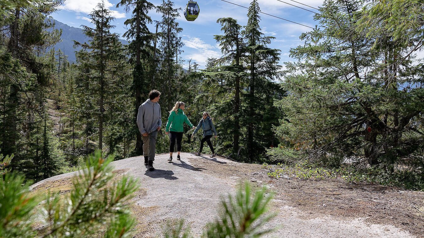 Rise+Climb on your own time, Friends hiking Sea to Summit Trail