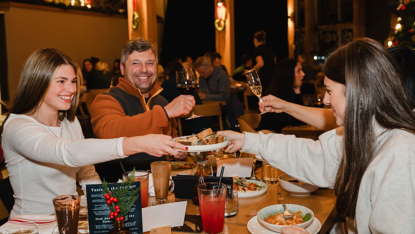 Taste of the Summit invites you to a winter dining experience  inspired by Mediterranean  flavours and alpine elegance.