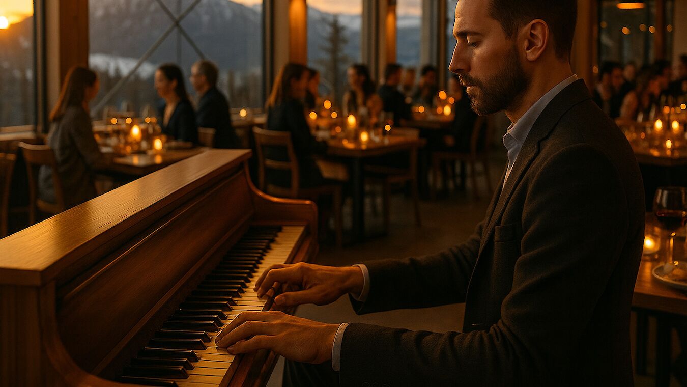 Taste of the Summit invites you to a winter dining experience  inspired by Mediterranean  flavours and alpine elegance.