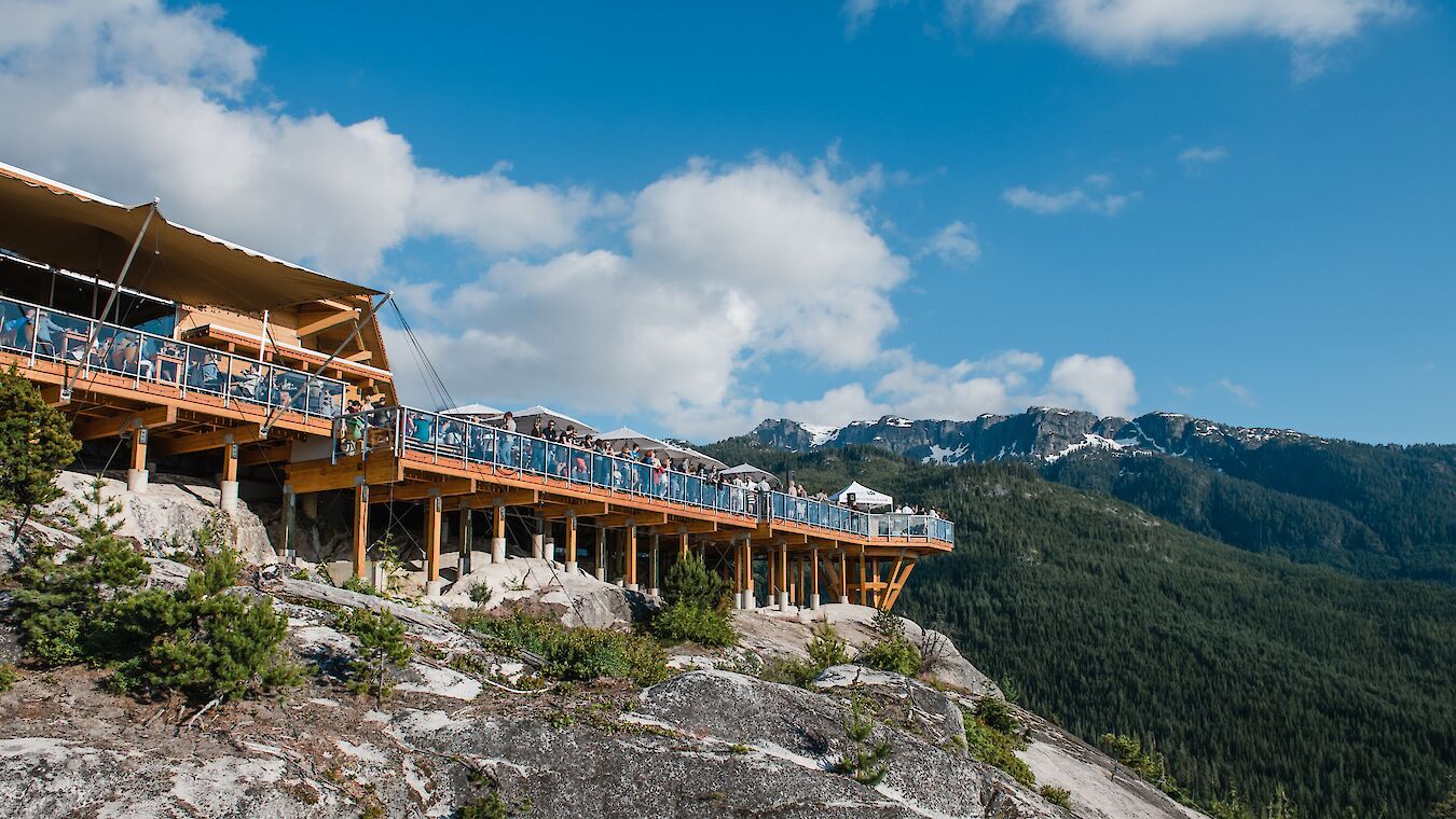 Sea to Sky Gondola Summit Lodge, Sky Pilot, Gondola, Summer, View