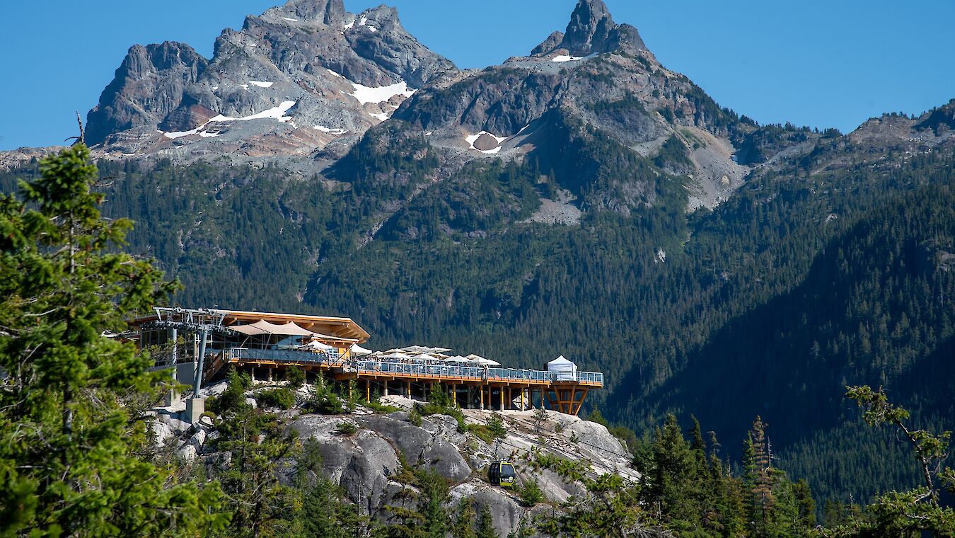 Sea to Sky Gondola Summit Lodge, Sky Pilot, Gondola, Summer, View