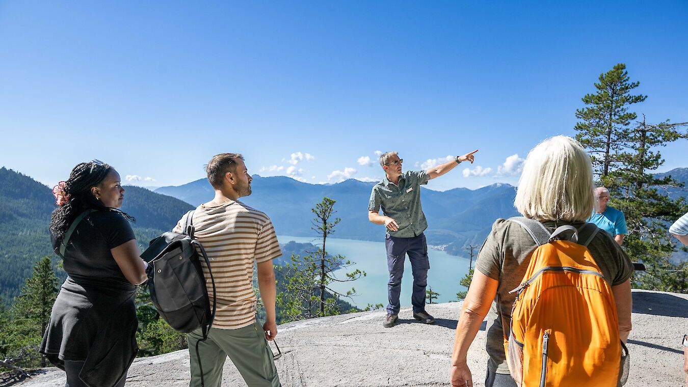 Guided tours at the Sea to Sky Gondola Summit