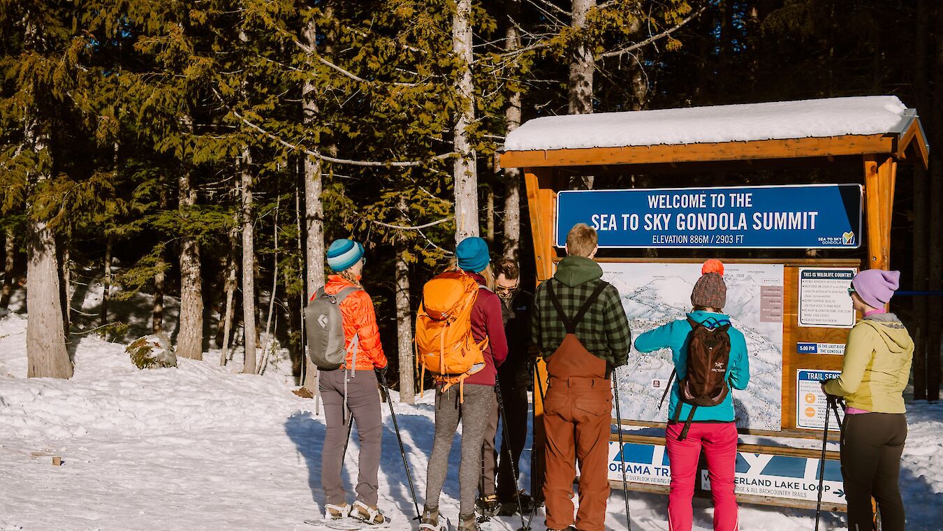 Guided tours at the Sea to Sky Gondola Summit