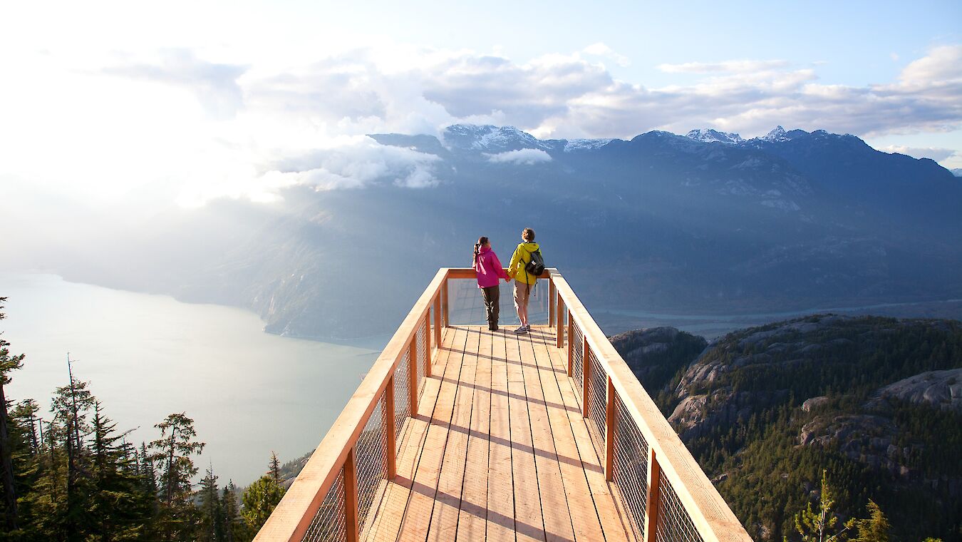 Walking Trails at the Summit of Sea to Sky Gondola