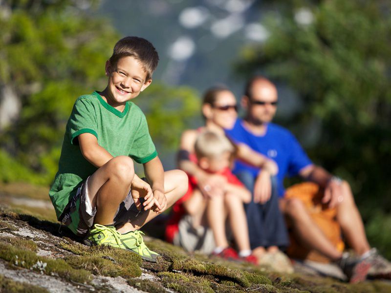 Sea to sky gondola family hiking
