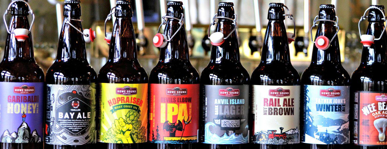 Howe Sound Brewing bottles
