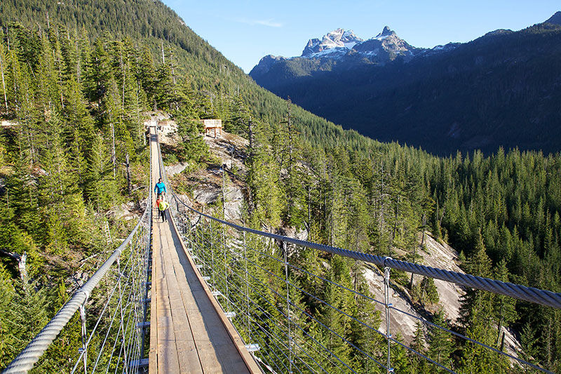Sky Pilot Suspension Bridge - Paul Bride Photography
