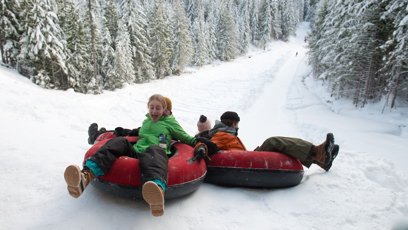 Tubing Sea to Sky Gondola