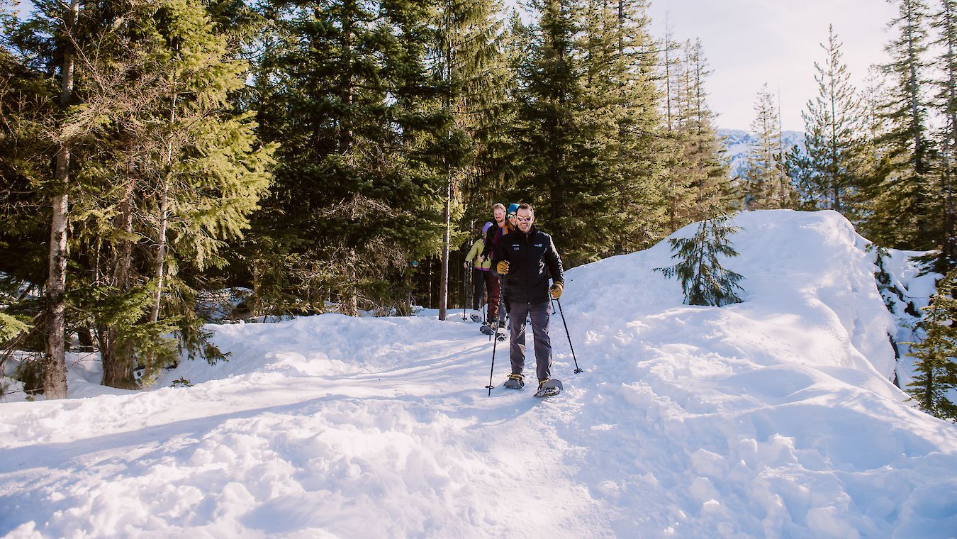 snowshoe and fondue