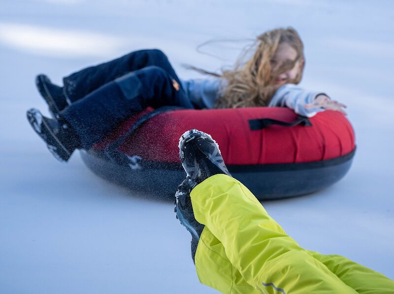 Enjoy an afternoon of old-fashioned tubing.